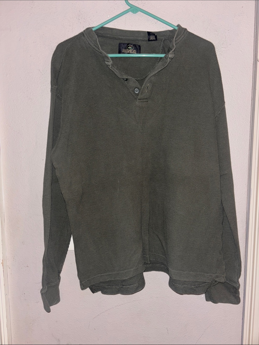 Rothco Olive Thermal Henley Shirt